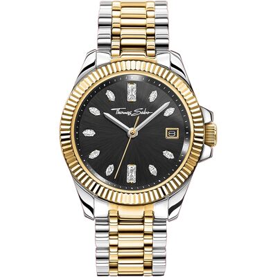 Thomas Sabo Naisten kello WA0370-291-203 Classic Musta/Kullanvärinen Thomas Sabo Naisten kello WA0370-291-203 Classic Musta/Kullanvärinen
