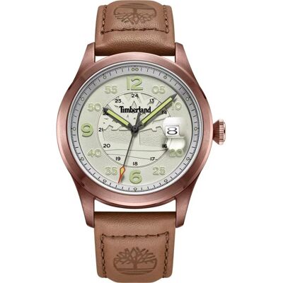 Timberland Miesten kello TDWGB2237503 Cornwall Beige/Nahka Ø42 mm Timberland Miesten kello TDWGB2237503 Cornwall Beige/Nahka Ø42 mm