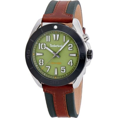 Timberland Miesten kello TDWGP2201602 Warrick Vihreä/Nahka Ø44 mm Timberland Miesten kello TDWGP2201602 Warrick Vihreä/Nahka Ø44 mm