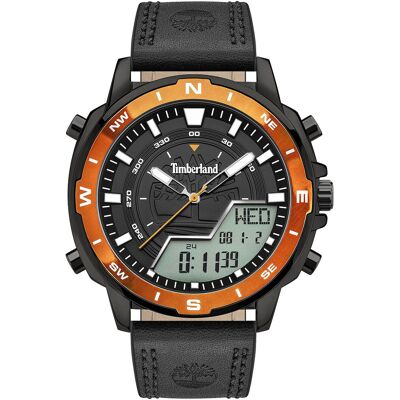 Timberland Miesten kello TDWJD2004501 Harmaa/Nahka Ø49 mm Timberland Miesten kello TDWJD2004501 Harmaa/Nahka Ø49 mm