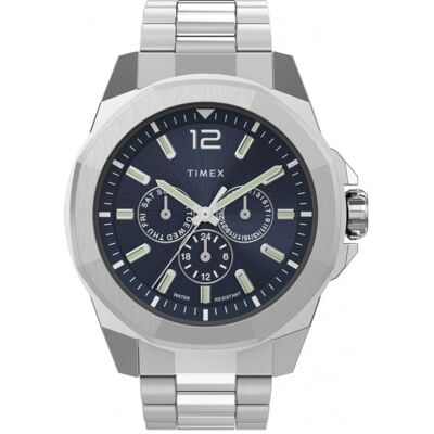 Timex Miesten kello TW2V43300 Classic Sininen/Teräs Ø44 mm Timex Miesten kello TW2V43300 Classic Sininen/Teräs Ø44 mm