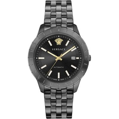 Versace Miesten kello VE2D00621 Univers Musta/Teräs Ø43 mm Versace Miesten kello VE2D00621 Univers Musta/Teräs Ø43 mm