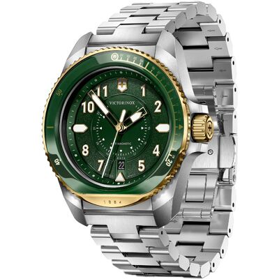 Victorinox Miesten kello 242012 Journey 1884 Vihreä/Teräs Ø43 mm Victorinox Miesten kello 242012 Journey 1884 Vihreä/Teräs Ø43 mm