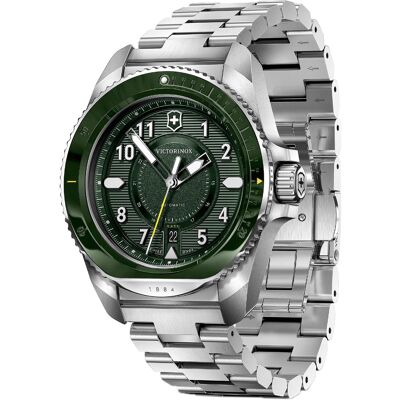 Victorinox Miesten kello 242015 Journey 1884 Vihreä/Teräs Ø44 mm Victorinox Miesten kello 242015 Journey 1884 Vihreä/Teräs Ø44 mm