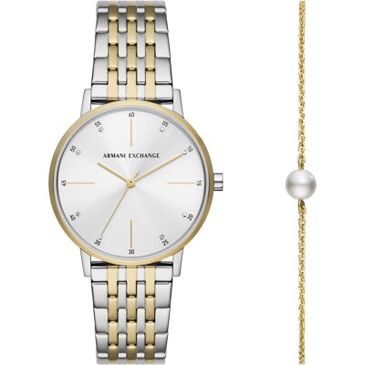 Armani Naisten kello AX7156SET Lola Hopea/Kullanvärinen Armani Naisten kello AX7156SET Lola Hopea/Kullanvärinen