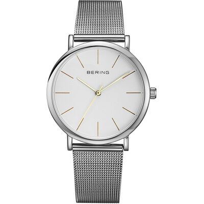 Bering 13436-001 Classic Valkoinen/Teräs Ø36 mm Bering 13436-001 Classic Valkoinen/Teräs Ø36 mm