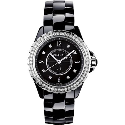 Chanel Naisten kello H3108 J12 Musta/Keraaminen Ø33 mm Chanel Naisten kello H3108 J12 Musta/Keraaminen Ø33 mm