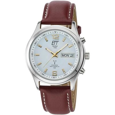 ETT Eco Tech Time Miesten kello EGS-11248-12L Gobi Harmaa/Nahka Ø40 ETT Eco Tech Time Miesten kello EGS-11248-12L Gobi Harmaa/Nahka Ø40