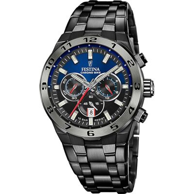 Festina Miesten kello F20673-1 Chrono Bike Monivärinen/Teräs Ø44.5 Festina Miesten kello F20673-1 Chrono Bike Monivärinen/Teräs Ø44.5