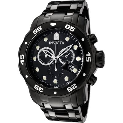 Invicta Miesten kello 0076 Pro Diver Musta/Teräs Ø48 mm Invicta Miesten kello 0076 Pro Diver Musta/Teräs Ø48 mm