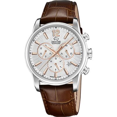 Jaguar Miesten kello J968/1 Acamar Hopea/Nahka Ø42 mm Jaguar Miesten kello J968/1 Acamar Hopea/Nahka Ø42 mm