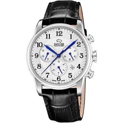 Jaguar Miesten kello J968/7 Acamar Hopea/Nahka Ø42 mm Jaguar Miesten kello J968/7 Acamar Hopea/Nahka Ø42 mm