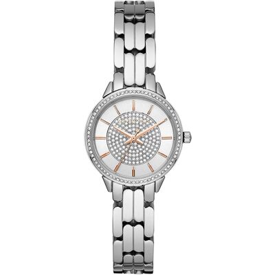 Michael Kors Naisten kello MK4411 Valkoinen/Teräs Ø22 mm Michael Kors Naisten kello MK4411 Valkoinen/Teräs Ø22 mm