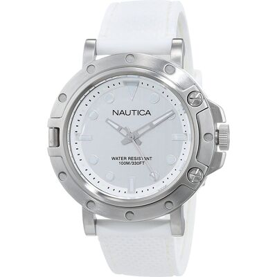 Nautica NAD12548G Valkoinen/Kumi Ø40 mm Nautica NAD12548G Valkoinen/Kumi Ø40 mm