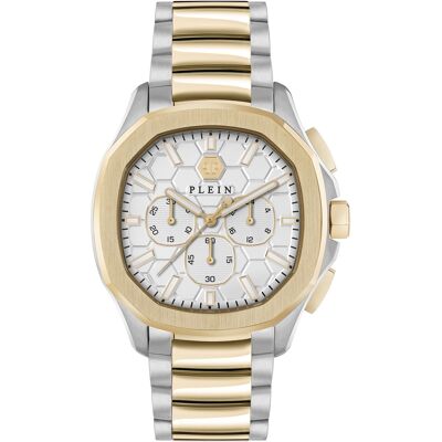 Philipp Plein Miesten kello PWSAA0423 High-Conic Hopea/Kullanvärinen Philipp Plein Miesten kello PWSAA0423 High-Conic Hopea/Kullanvärinen