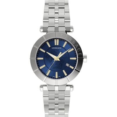 Versace Miesten kello VE2B00421 V Race Sininen/Teräs Ø43 mm Versace Miesten kello VE2B00421 V Race Sininen/Teräs Ø43 mm