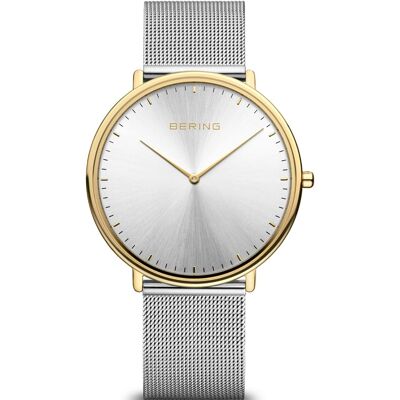 Bering 15739-010 Ultra Slim Kulta/Teräs Ø39 mm Bering 15739-010 Ultra Slim Kulta/Teräs Ø39 mm