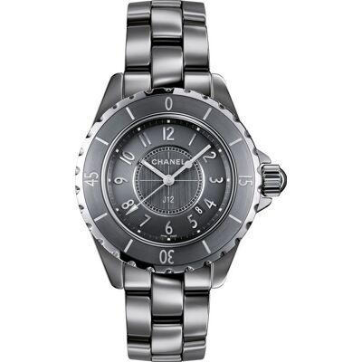 Chanel Naisten kello H2978 J12 Harmaa/Keraaminen Ø33 mm Chanel Naisten kello H2978 J12 Harmaa/Keraaminen Ø33 mm