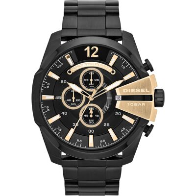 Diesel Miesten kello DZ4338 Mega Chief Musta/Teräs Ø51 mm Diesel Miesten kello DZ4338 Mega Chief Musta/Teräs Ø51 mm