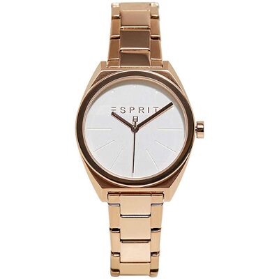 Esprit Naisten kello ES1L056M0065 Valkoinen/Punakultasävyinen Ø34 mm Esprit Naisten kello ES1L056M0065 Valkoinen/Punakultasävyinen Ø34 mm