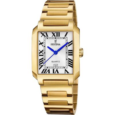 Festina Naisten kello F20680-1 Classic Hopea/Kullansävytetty teräs Festina Naisten kello F20680-1 Classic Hopea/Kullansävytetty teräs