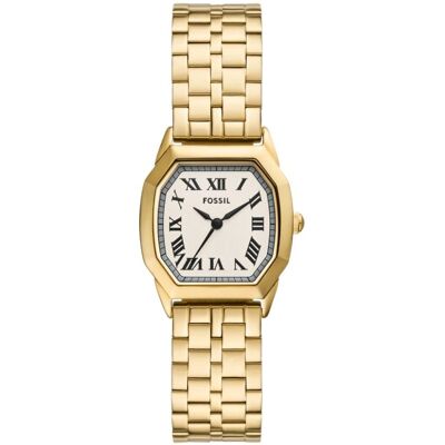 Fossil Naisten kello ES5361 Classic Beige/Kullansävytetty teräs Fossil Naisten kello ES5361 Classic Beige/Kullansävytetty teräs