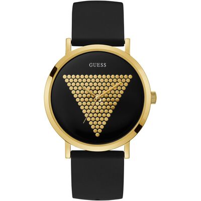 Guess Miesten kello W1161G1 Imprint Musta/Kumi Ø44 mm Guess Miesten kello W1161G1 Imprint Musta/Kumi Ø44 mm