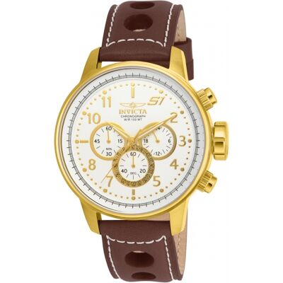 Invicta Miesten kello 16011 S1 Valkoinen/Nahka Ø48 mm Invicta Miesten kello 16011 S1 Valkoinen/Nahka Ø48 mm