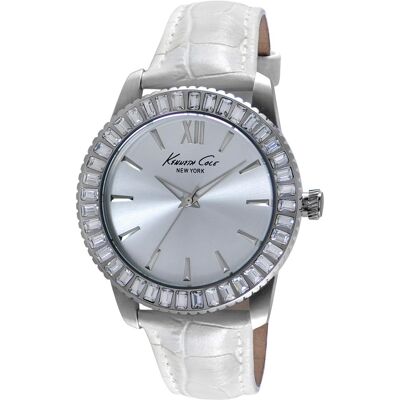 Kenneth Cole Naisten kello IKC2849 Hopea/Nahka Ø40 mm Kenneth Cole Naisten kello IKC2849 Hopea/Nahka Ø40 mm