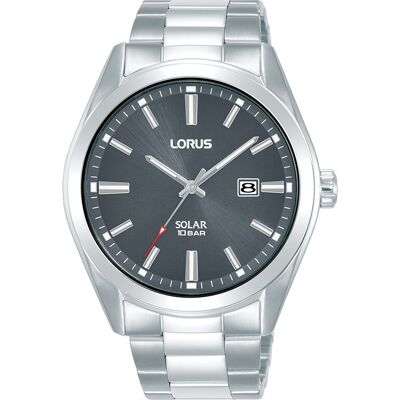 Lorus Miesten kello RX333AX9 Solar Musta/Teräs Ø42 mm Lorus Miesten kello RX333AX9 Solar Musta/Teräs Ø42 mm