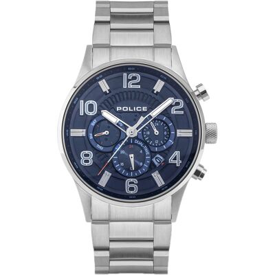 Police Miesten kello PEWJK2203101 Urban Rebel Sininen/Teräs Ø45 mm Police Miesten kello PEWJK2203101 Urban Rebel Sininen/Teräs Ø45 mm