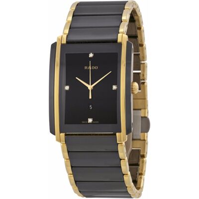 Rado Miesten kello R20204712 Integral Musta/Kullansävytetty teräs Rado Miesten kello R20204712 Integral Musta/Kullansävytetty teräs
