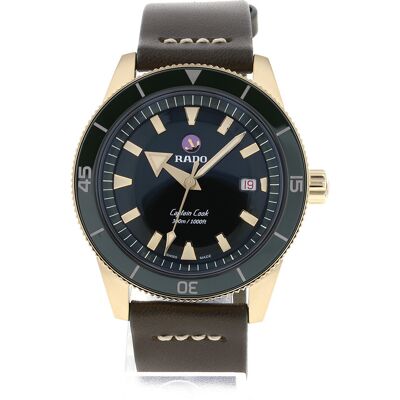 Rado Miesten kello R32504315 Captain Cook Vihreä/Nahka Ø42 mm Rado Miesten kello R32504315 Captain Cook Vihreä/Nahka Ø42 mm