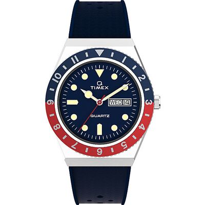 Timex TW2V32100 Q Sininen/Kumi Ø38 mm Timex TW2V32100 Q Sininen/Kumi Ø38 mm