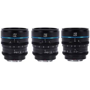 Sirui Night Walker 24+35+55mm T1.2 S35 Cine Lens Set with Case MFT mount Black Sirui Night Walker 24+35+55mm T1.2 S35 Cine Lens Set with Case MFT mount Black