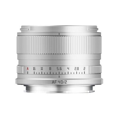 TTArtisan AF 40mm f/2 L-mount silver TTArtisan AF 40mm f/2 L-mount silver