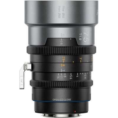 Sirui IronStar T1.9 1.5x Anamorphic Full-Frame Cine Lens 75 mm Blue Flare Sirui IronStar T1.9 1.5x Anamorphic Full-Frame Cine Lens 75 mm Blue Flare