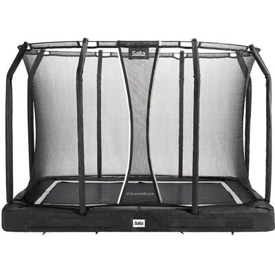 Salta Premium Ground Trampoliini - Neliö, 214cm, Musta Salta Premium Ground Trampoliini - Neliö, 214cm, Musta