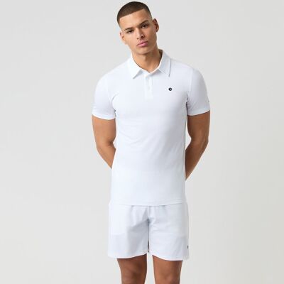 Miesten tennispaita Björn Borg Ace Mesh Panel - Valkoinen Miesten tennispaita Björn Borg Ace Mesh Panel - Valkoinen