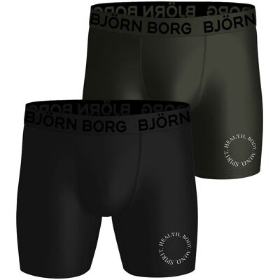 Björn Borg Performance Boxer 2-Pack, Miesten alushousut Björn Borg Performance Boxer 2-Pack, Miesten alushousut