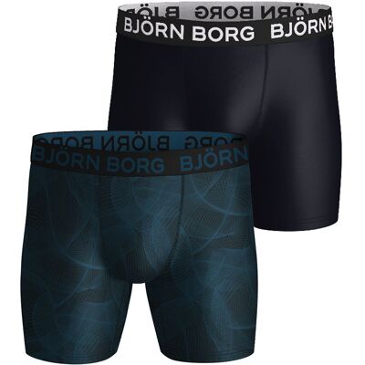 Björn Borg Performance Boxer 2-Pack, Miesten alushousut Björn Borg Performance Boxer 2-Pack, Miesten alushousut
