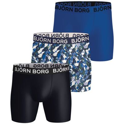 Björn Borg Sports Microfiber Boxer 3P, Miesten alushousut Björn Borg Sports Microfiber Boxer 3P, Miesten alushousut