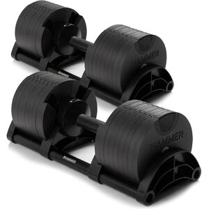 Hammer Sport Smartlock dumbbell set 64 kg, 2x32 kg (Pari) Hammer Sport Smartlock dumbbell set 64 kg, 2x32 kg (Pari)