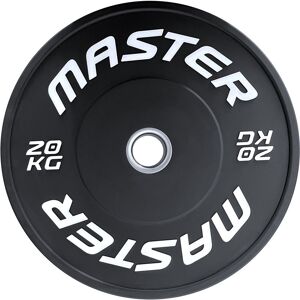 Master Fitness Painolevy Bumperplate Musta, Levypainot Bumper Master Fitness Painolevy Bumperplate Musta, Levypainot Bumper