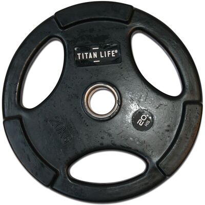 Titan LIFE Weight Disc Pro 50 mm, Kumipäällysteiset painolevyt Titan LIFE Weight Disc Pro 50 mm, Kumipäällysteiset painolevyt