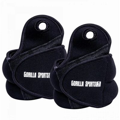 Gorilla Sports Ranne- ja Nilkkavärit - 2x0,5-2kg Gorilla Sports Ranne- ja Nilkkavärit - 2x0,5-2kg