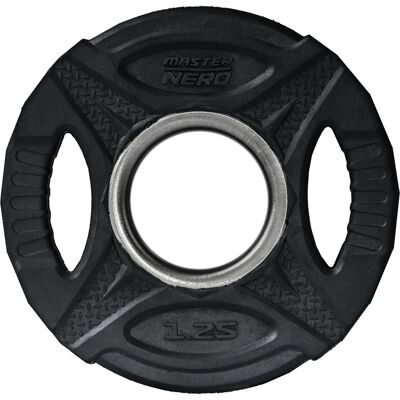 Master Fitness Nero Rubber Plate Master Fitness Nero Rubber Plate