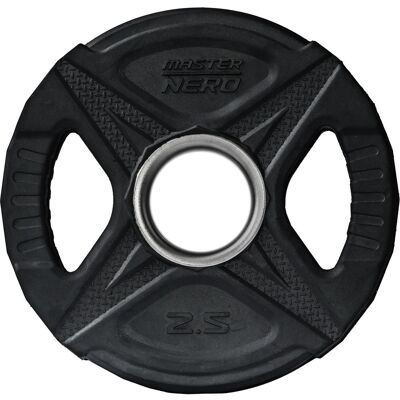 Master Fitness Nero Rubber Plate Master Fitness Nero Rubber Plate