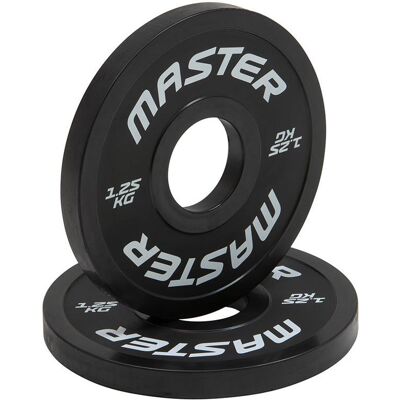 Master Fitness Change Plate 2 X 125 kg, Levypainot Kumipäällyste Master Fitness Change Plate 2 X 125 kg, Levypainot Kumipäällyste