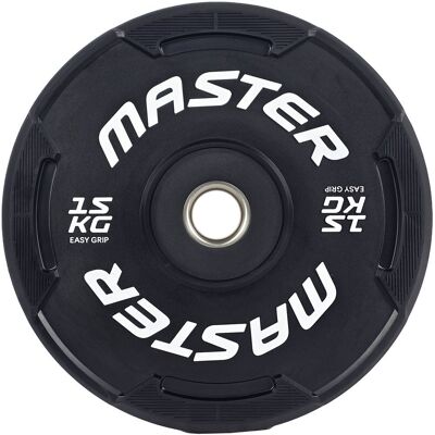 Master Fitness Easy Grip Black, Levypainot Bumper Master Fitness Easy Grip Black, Levypainot Bumper